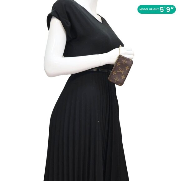 Louis Vuitton  Monogram Canvas Key Holder Zip Pouch Brown - Picture 2 of 12